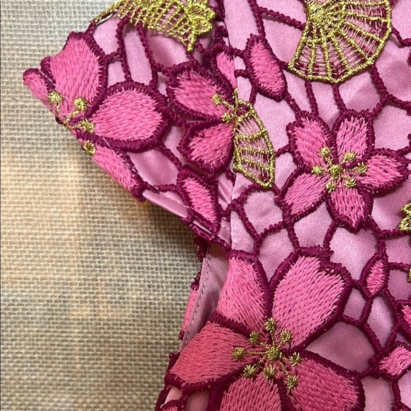 🎀 Disney Mulan: Fan Sakura Brocade Dress - Picture 7 of 7